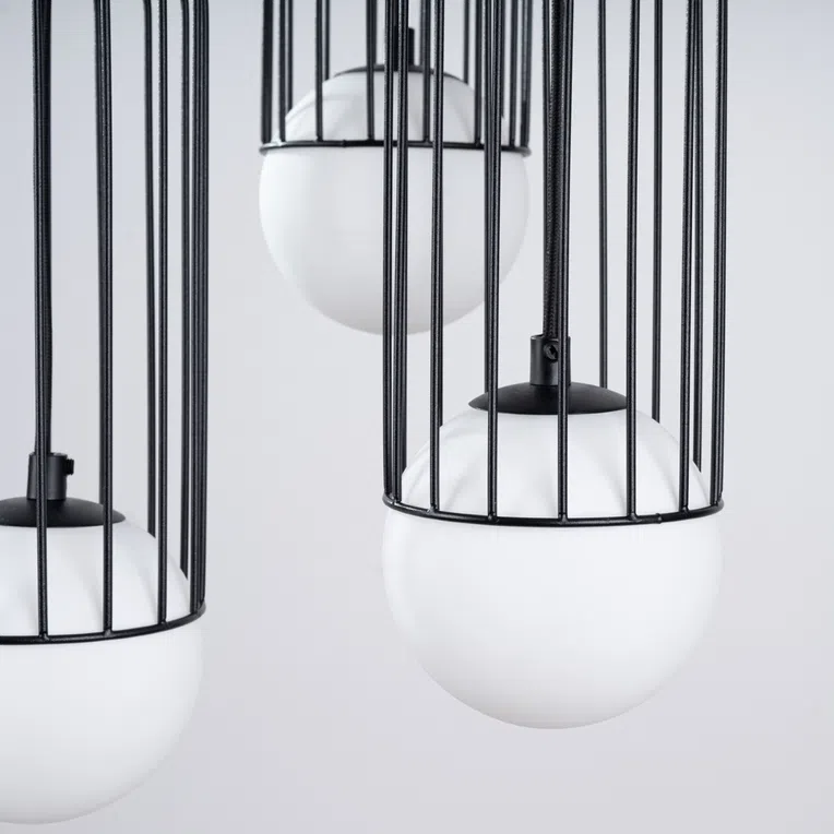 LAMPA WISZĄCA BRINA 3P 3XG9 CZARNY