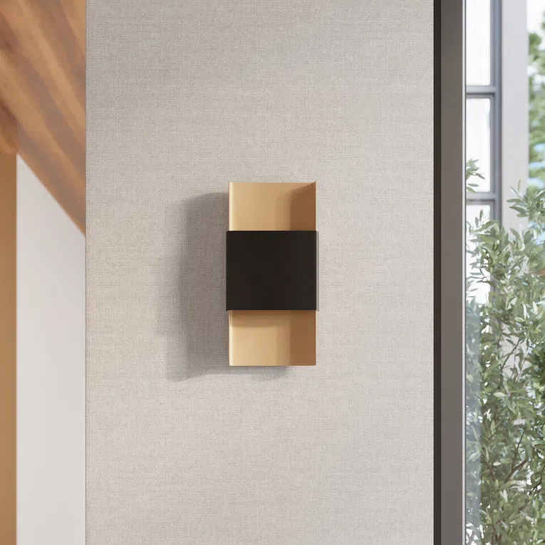 KINKIET DURLIN ZŁOTY/ 2XG9 ZŁOTY/CZARNY