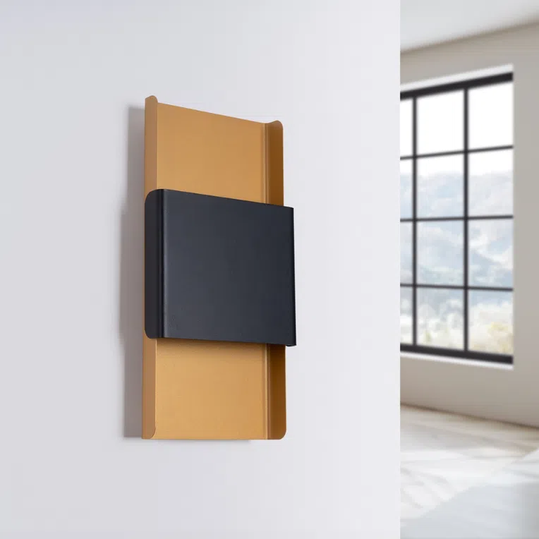 KINKIET DURLIN ZŁOTY/ 2XG9 ZŁOTY/CZARNY