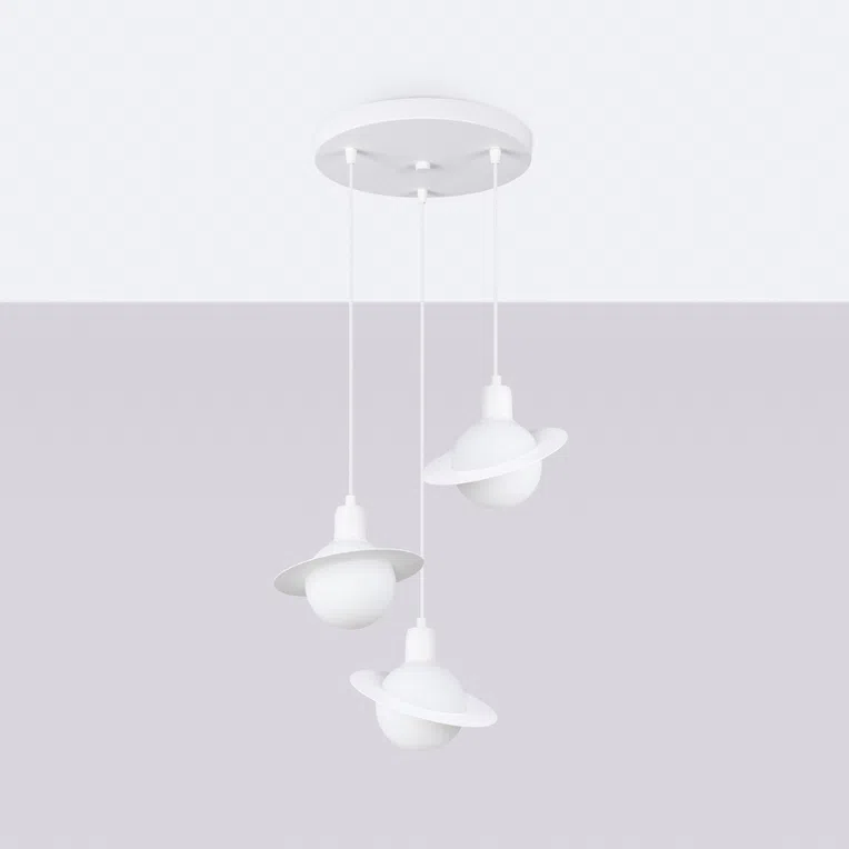 LAMPA WISZĄCA HYPERION 3P 3XG9 BIAŁY