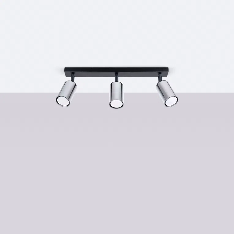 PLAFON WINX 3 / 3XGU10 CZARNY/CHROM