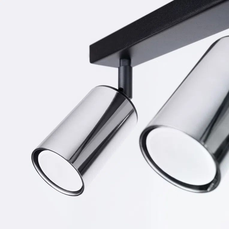 PLAFON WINX 3 / 3XGU10 CZARNY/CHROM