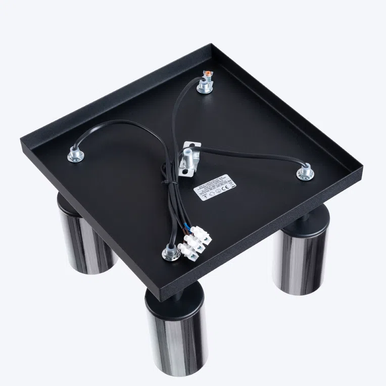 PLAFON WINX 4 / 4XGU10 CZARNY/CHROM