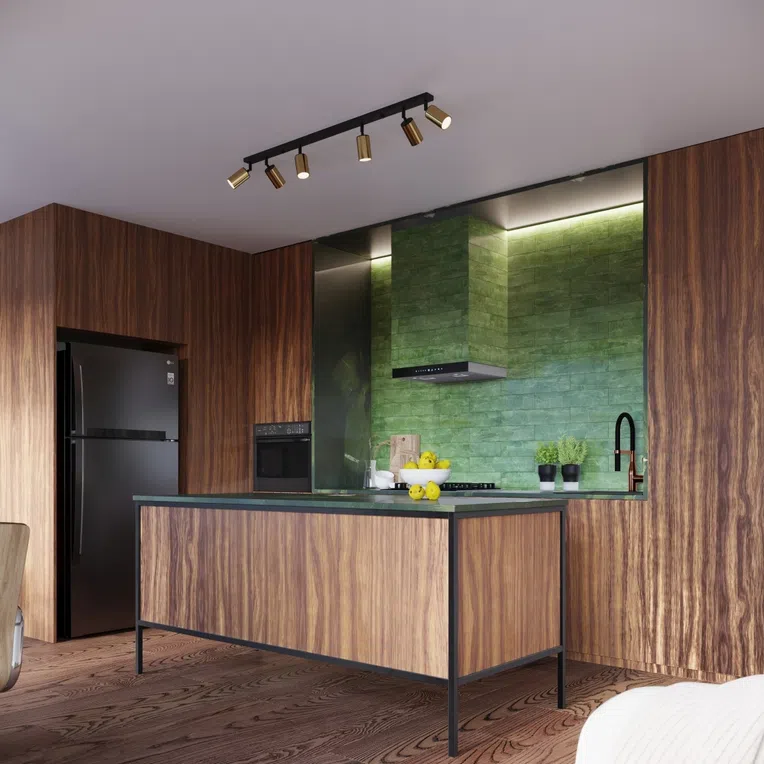 PLAFON WINX 2 2XGU10 CZARNY/ZŁOTY