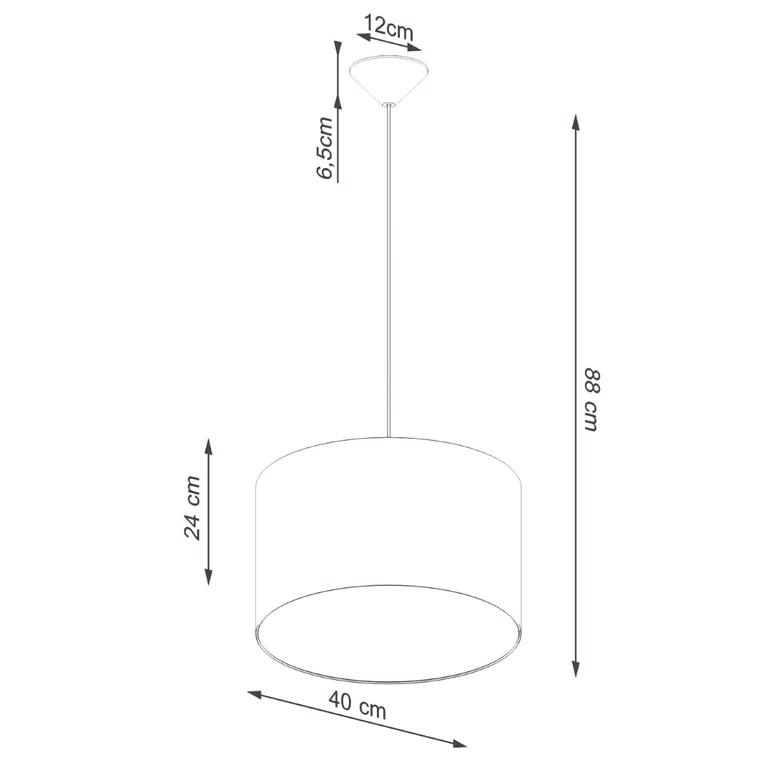 LAM WISZ NOVA 40 1XE27 CZA
