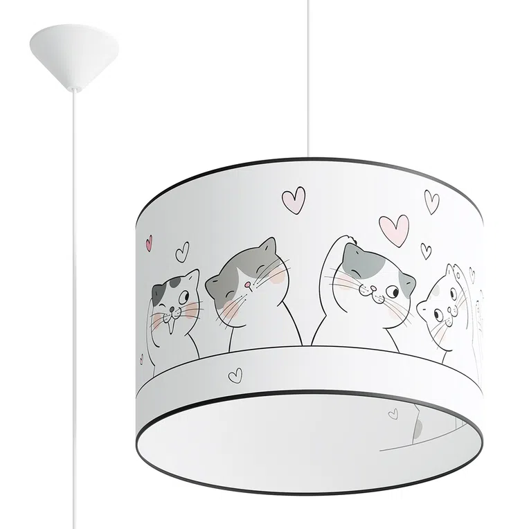 LAMPA WISZĄCA CAT 40 1XE27 WIELOKOLOROWY