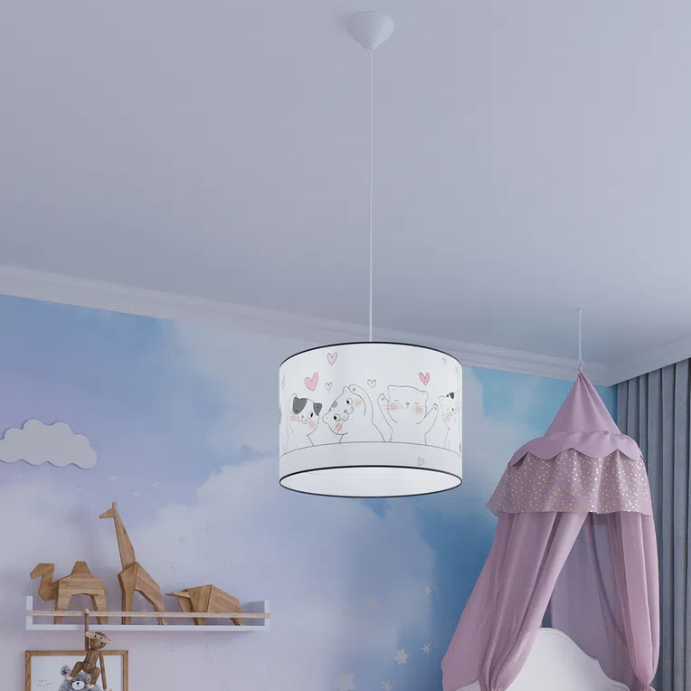 LAMPA WISZĄCA CAT 40 1XE27 WIELOKOLOROWY