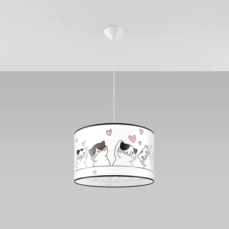 LAMPA WISZĄCA CAT 40 1XE27 WIELOKOLOROWY