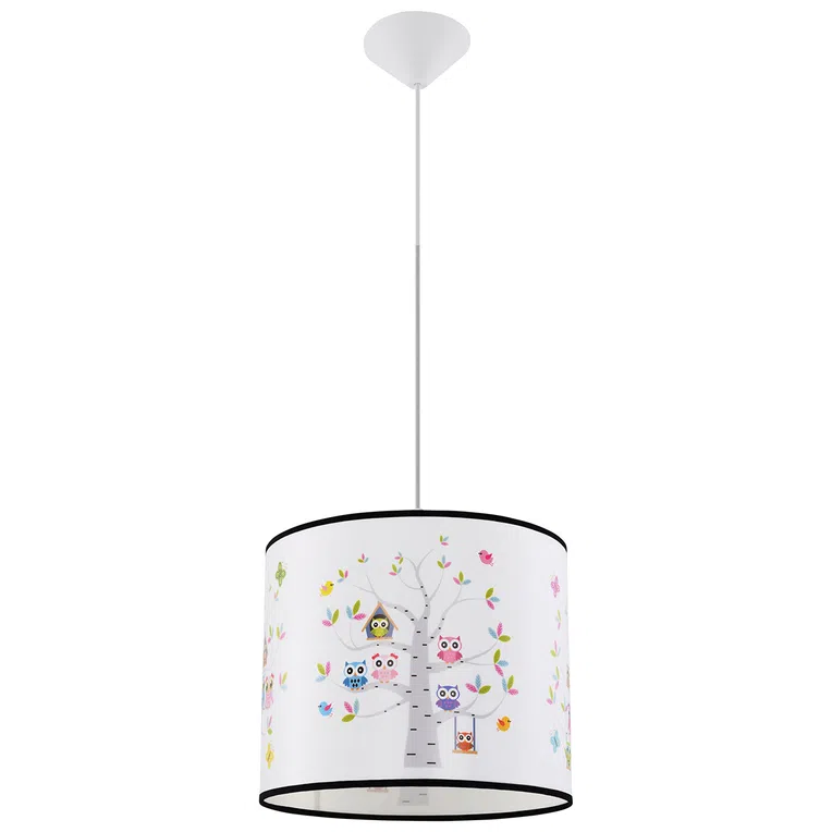 LAMPA WISZĄCA OWLS 40 1XE27 WIELOKOLOROWY