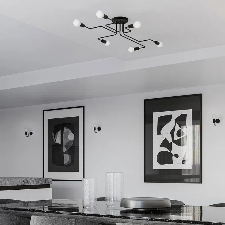 KINKIET VECTOR 1XE27 CZARNY