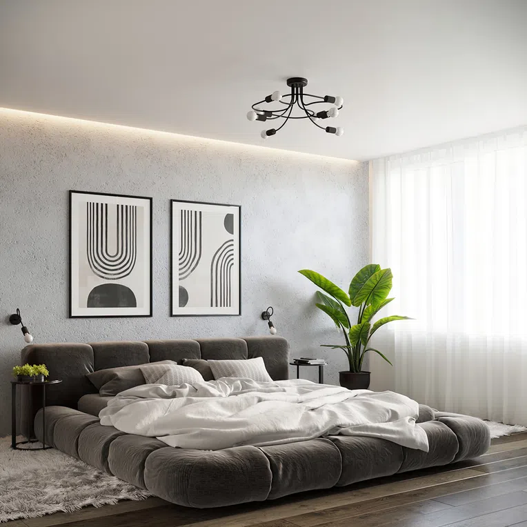 KINKIET LEVAR 1XE27 CZARNY