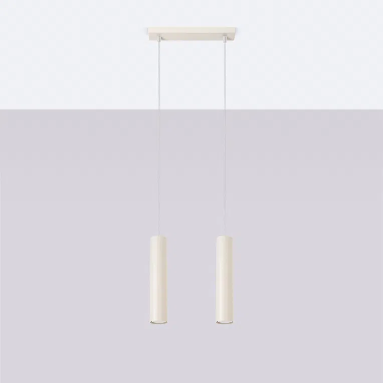 LAMPA WISZĄCA LAGOS SL.1480 2XGU10 BEŻOWY