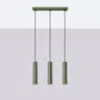 LAMPA WISZĄCA LAGOS SL.1486 L 3XGU10 ZIELONY OLIWKOWY
