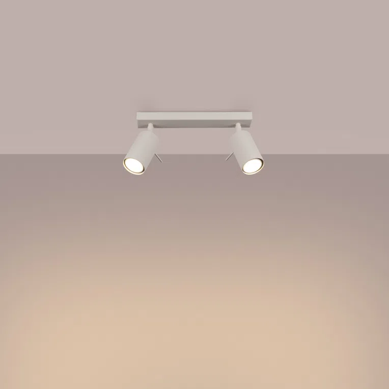 LAMPA SUFITOWA RING SL.1495 2XGU10 BEŻOWY