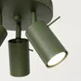 LAMPA SUFITOWA RING SL.1503 P 3XGU10 ZIELONY OLIWKOWY