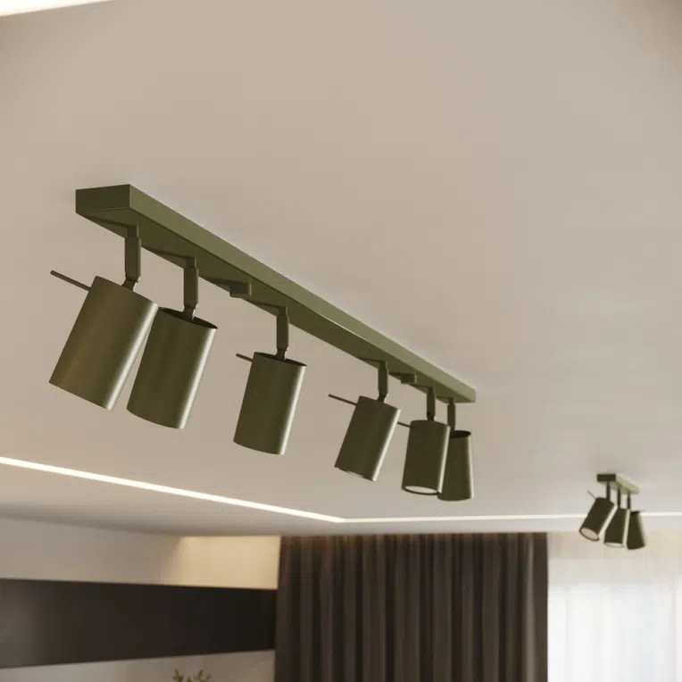 LAMPA REFLEKTOROWA RING SL.1504 4XGU10 ZIELONY OLIWKOWA