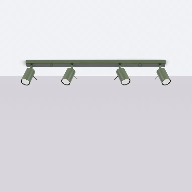 LAMPA REFLEKTOROWA RING SL.1504 4XGU10 ZIELONY OLIWKOWA