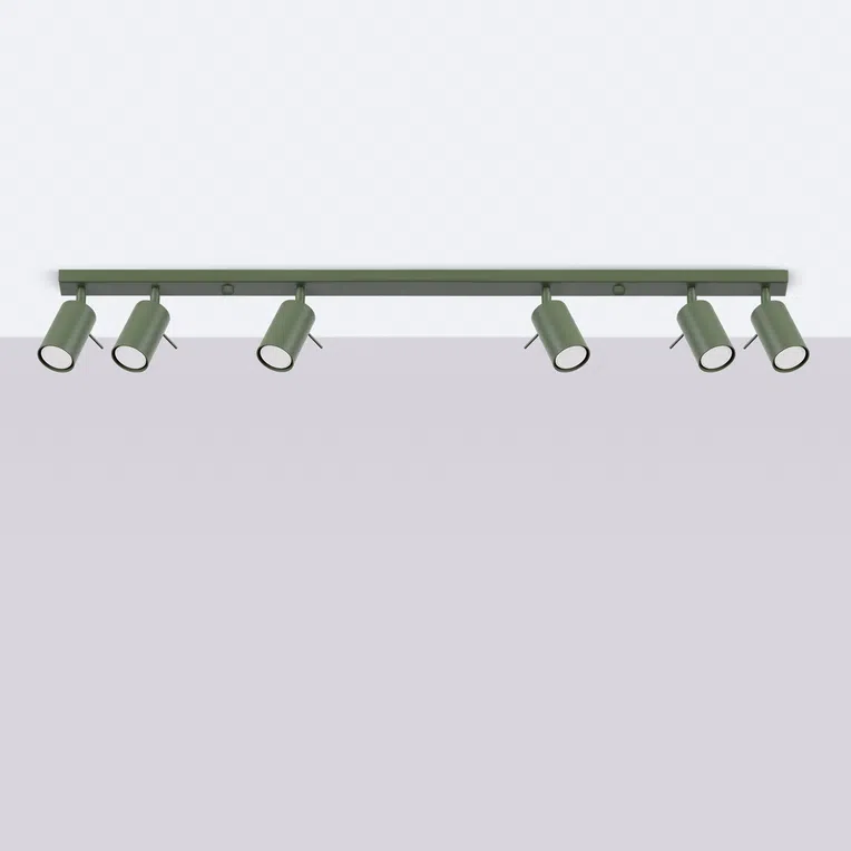 LAMPA REFLEKTOROWA RING SL.1505 6XGU10 ZIELONY OLIWKOWA