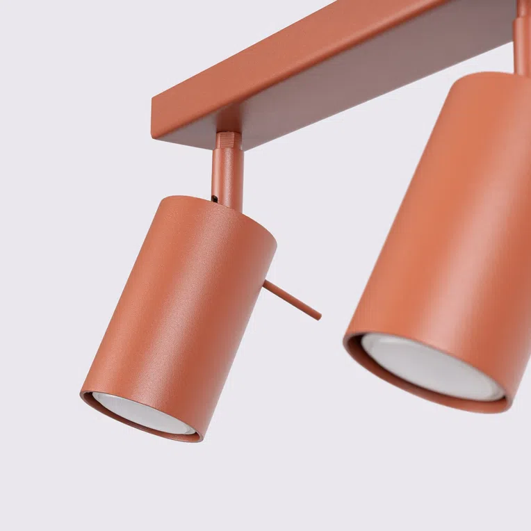 LAMPA SUFITOWA RING SL.1507 2XGU10 OCHRA CZERWONA