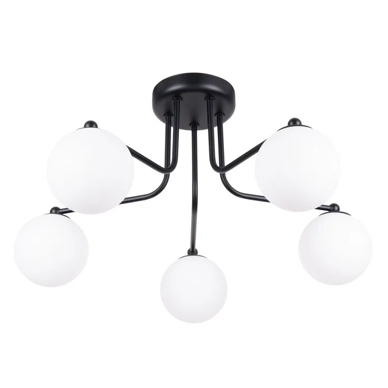LAMPA SUFITOWA ASTRAL SL.1663 5XG9 CZARNY/BIAŁY