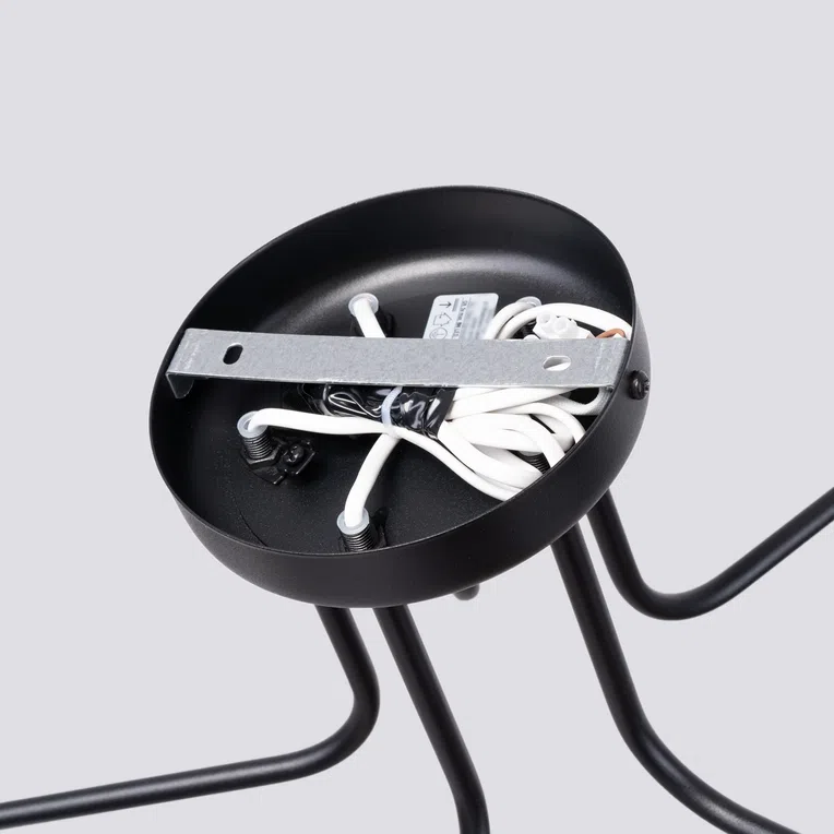 LAMPA SUFITOWA ASTRAL SL.1663 5XG9 CZARNY/BIAŁY