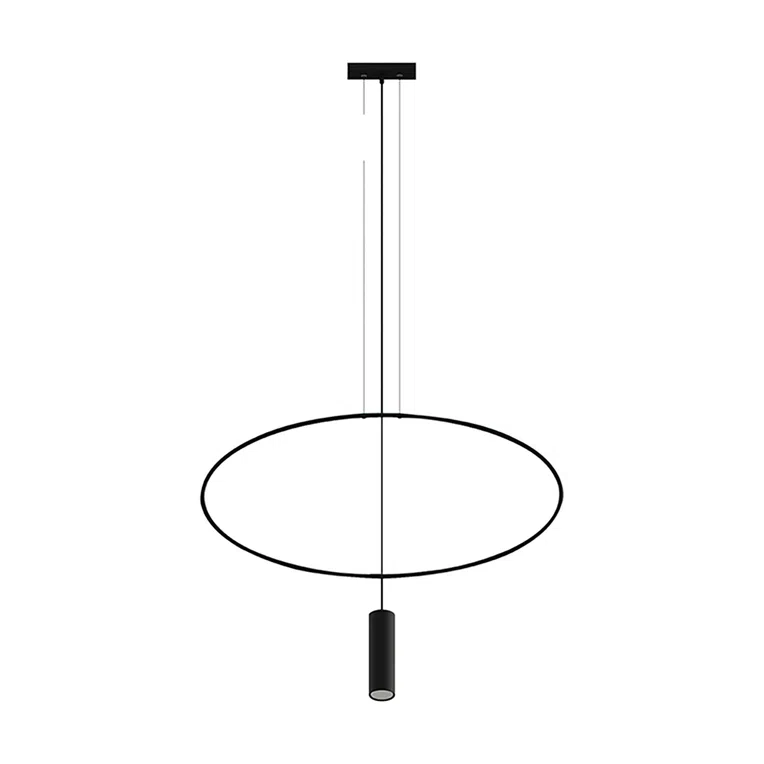 LAMPA WISZĄCA HOLAR 1 1XGU10 CZARNY