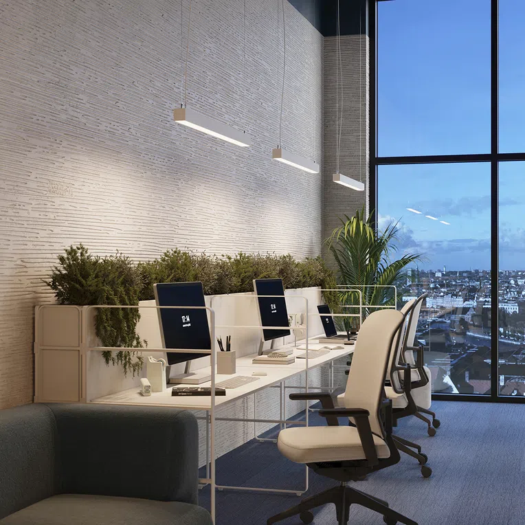 LAMPA WISZĄCA PINNE 117 1XLED BIAŁY