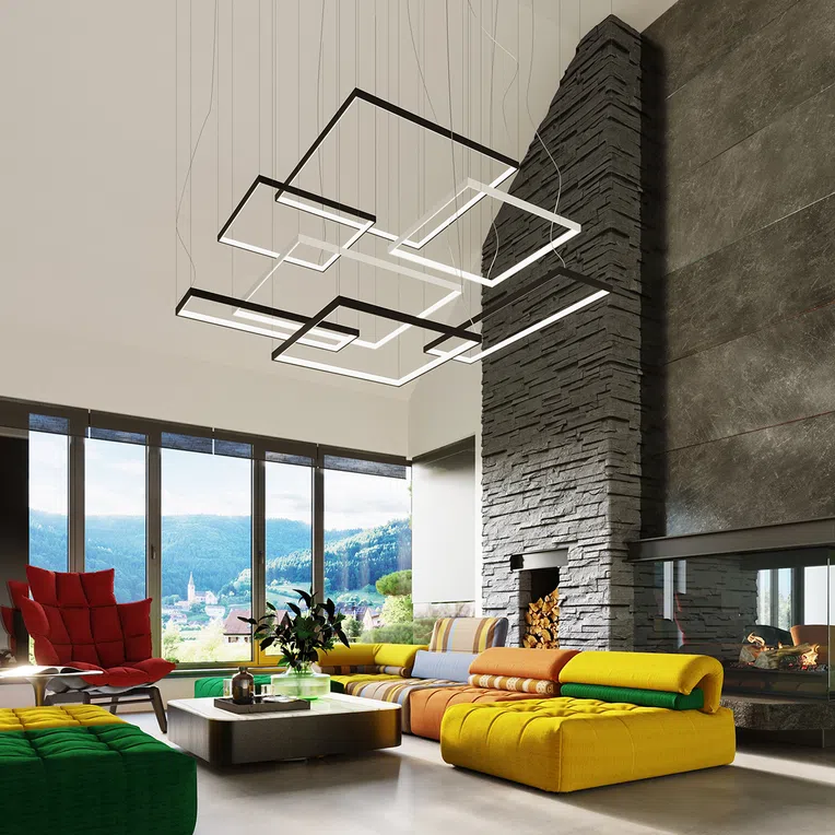 ŻYRANDOL TUULA M LED 1XLED CZARNY