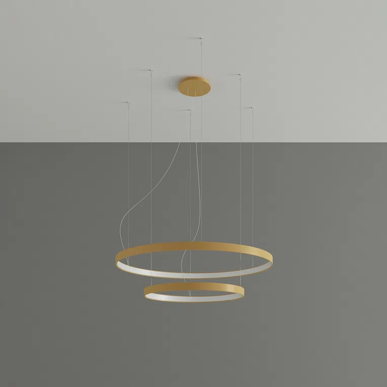 ŻYRANDOL RIO 2 55/78 LED 2XLED ZŁOTY