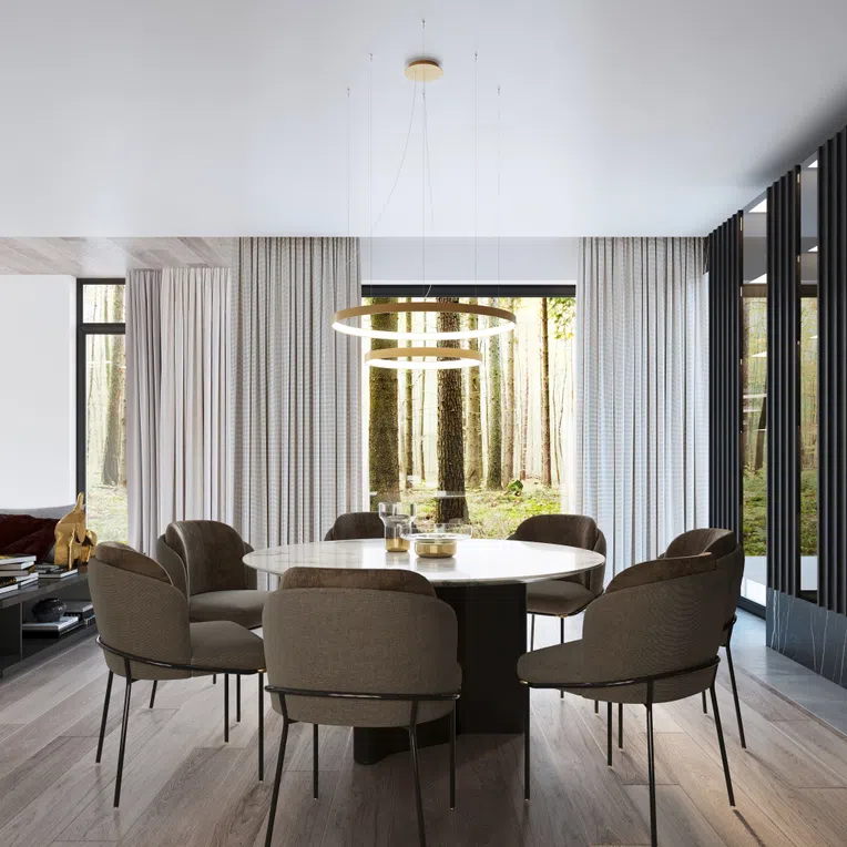 PLAFON RIO 55 LED 1XLED ZŁOTY