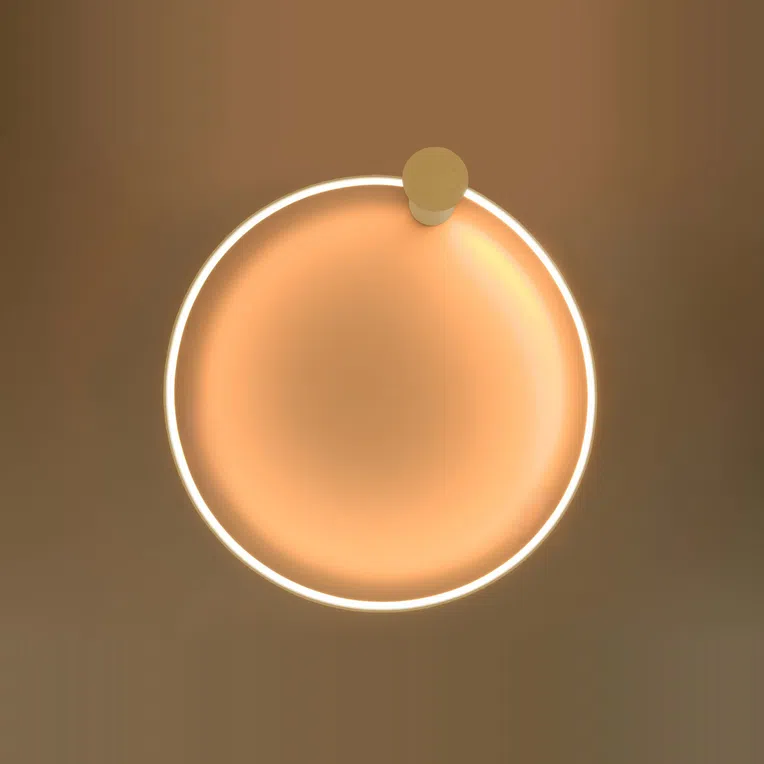 PLAFON RIO 55 LED 1XLED ZŁOTY