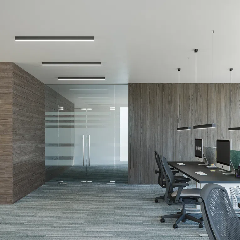 PLAFON PINNE 200 1XLED SZARY