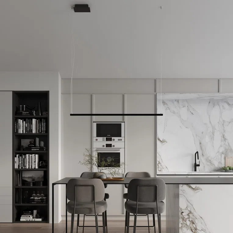 LAMPA WISZĄCA STRANG 120 LED 1XLED CZARNY