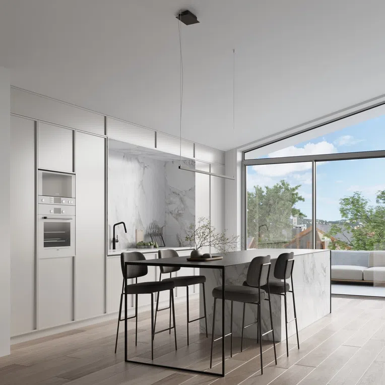 LAMPA WISZĄCA STRANG 120 LED 1XLED CZARNY