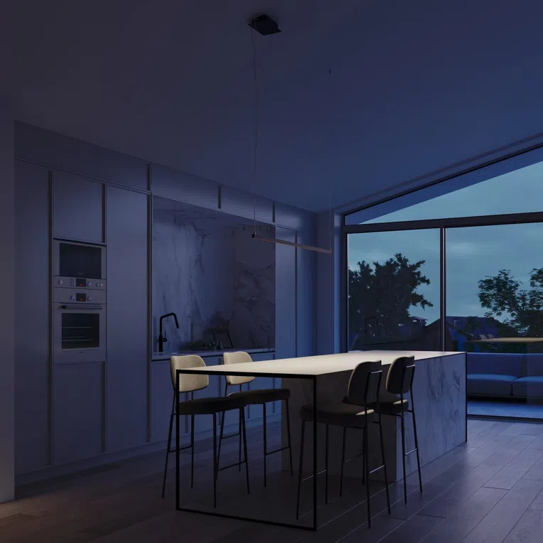 LAMPA WISZĄCA STRANG 120 LED 1XLED CZARNY