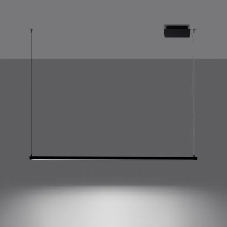 LAMPA WISZĄCA STRANG 120 LED 1XLED CZARNY