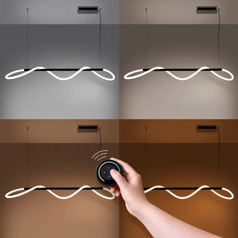 LAMPA WISZĄCA GALAKSE 148 LED 1XLED CZARNY