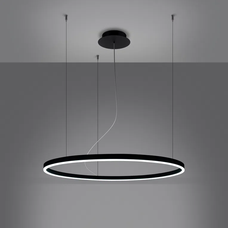 ŻYRANDOL ODA 80 LED 1XLED CZARNY