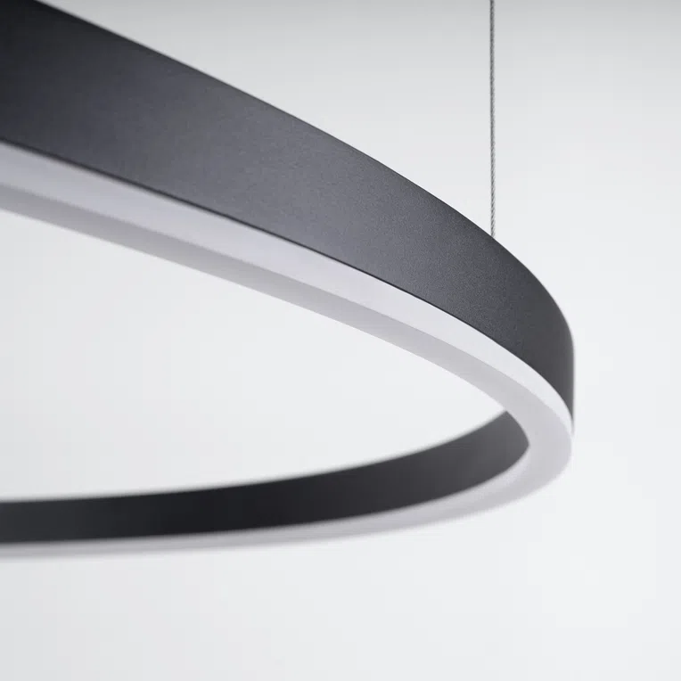 ŻYRANDOL ODA 80 LED 1XLED CZARNY