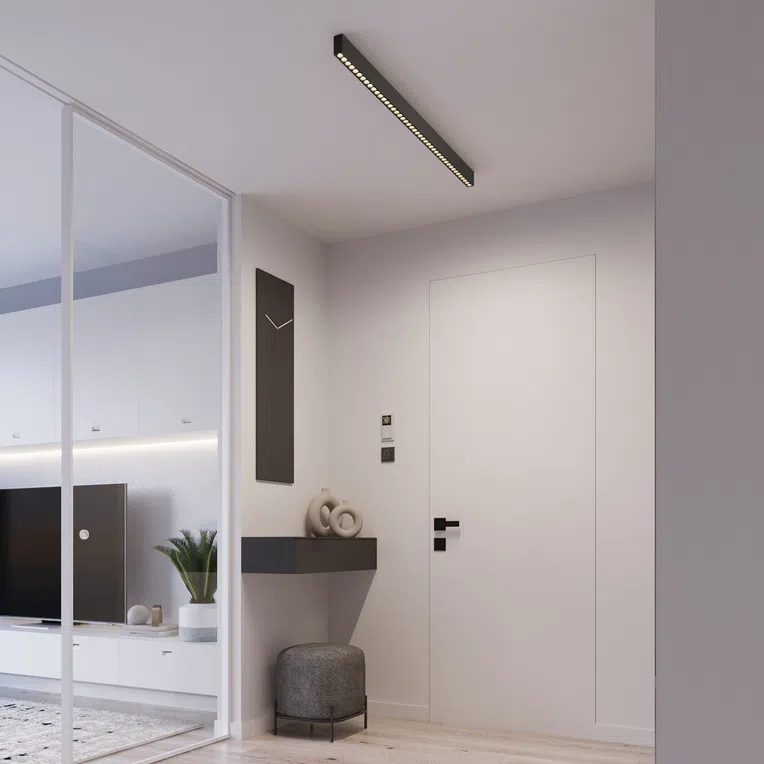 PLAFON SOREN LED 1XLED CZARNY