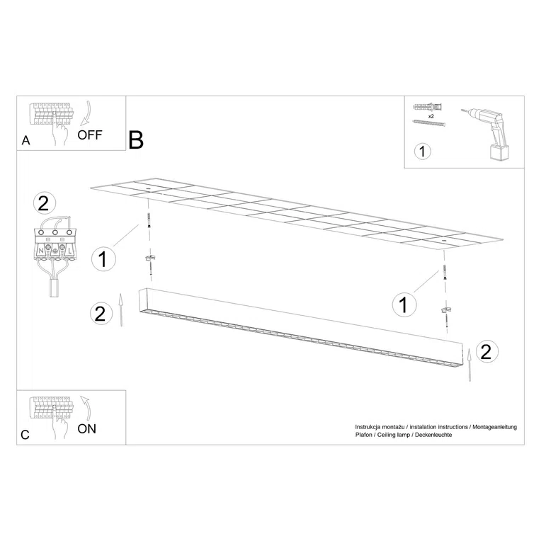 LAMPA WISZĄCA SOREN LED 1XLED CZARNY