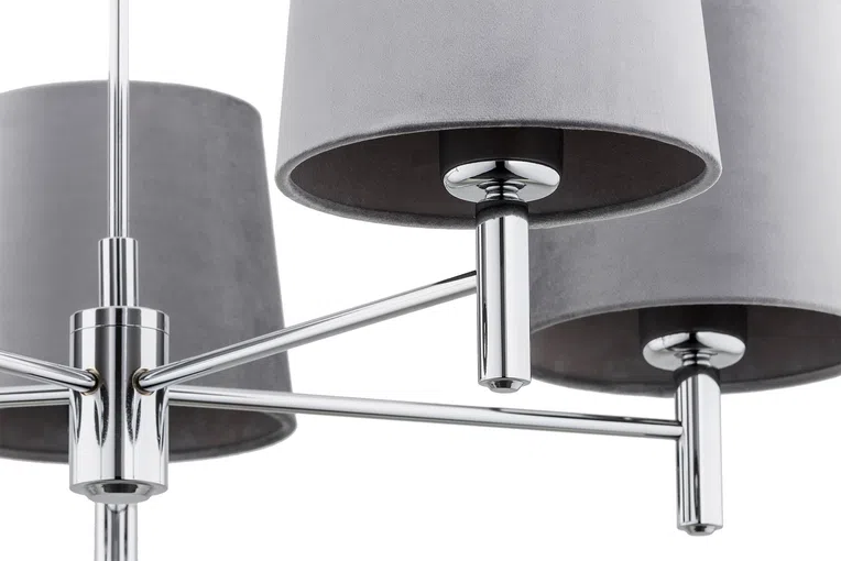 Żyrandol Bolzano Plus 2110 5Xe27 biały/chrom