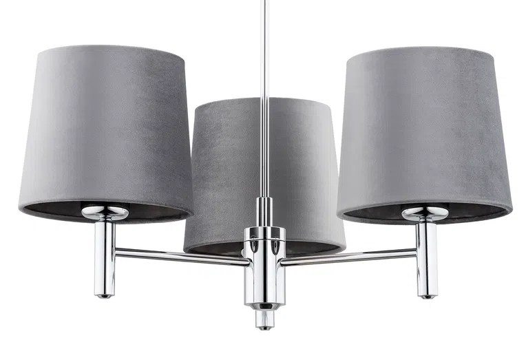 Żyrandol Bolzano Plus 6114 3Xe27 biały/chrom