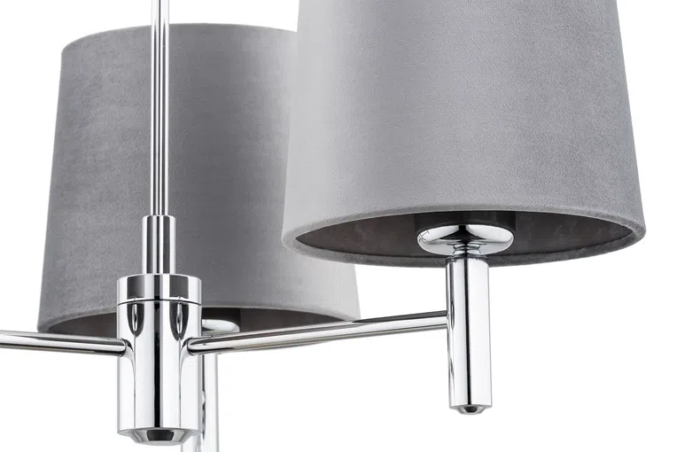 Żyrandol Bolzano Plus 6114 3Xe27 biały/chrom