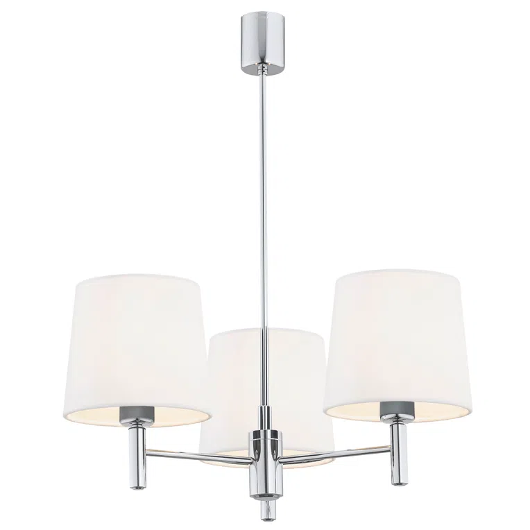 Żyrandol Bolzano Plus 6108 3Xe27 czarny/chrom