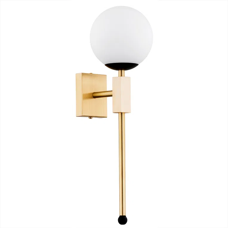 Kinkiet Megan 4740 1Xe14 złoty/opal