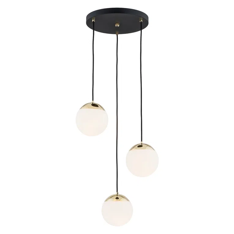 Lampa Wisząca Livia 1417 3Xe14 czarna