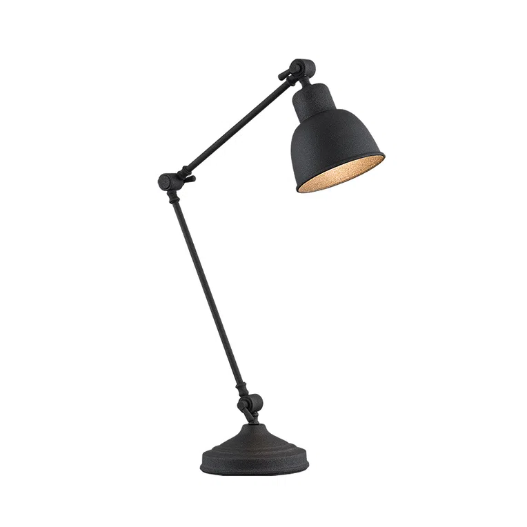 Lampa Biurkowa Eufrat 3197 1Xe27 czarna