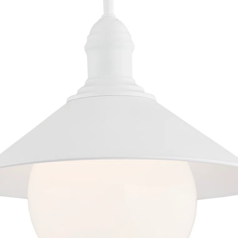 Lampa Wisząca Erba Bis 3296 1Xe27 IP44 biały/opal