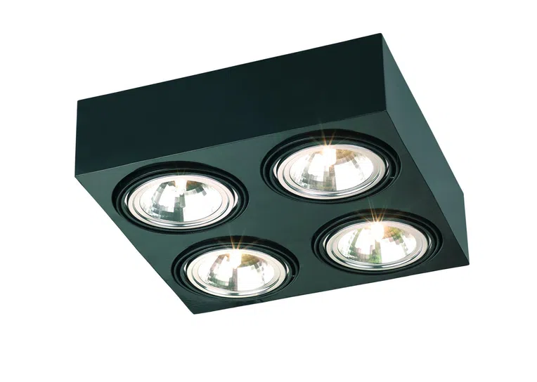 Plafon Rodos 1553 4Xg9 czarny